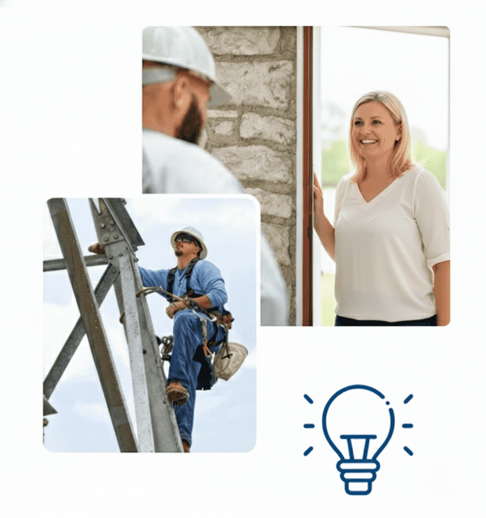 Dpower Pack customer at home