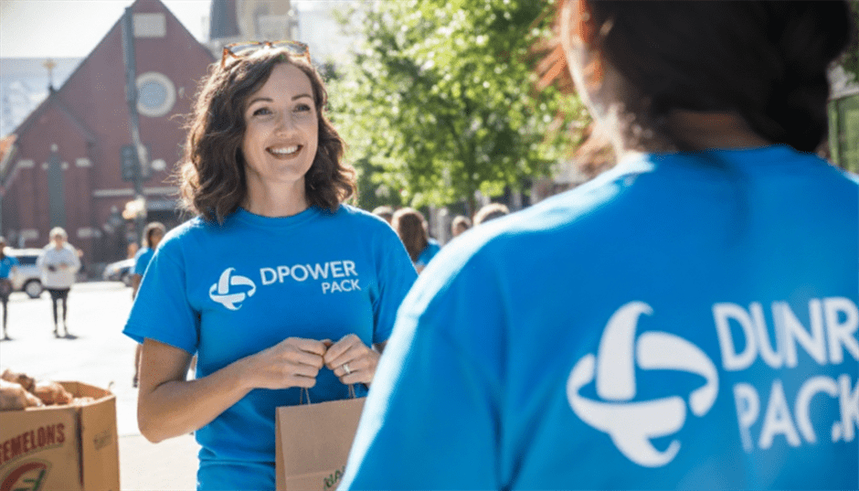 Dpower team working in community